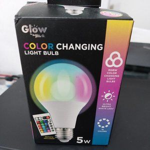 Color Changing LED Lightbulb and Chandelier Lightbulbs Bundle Different